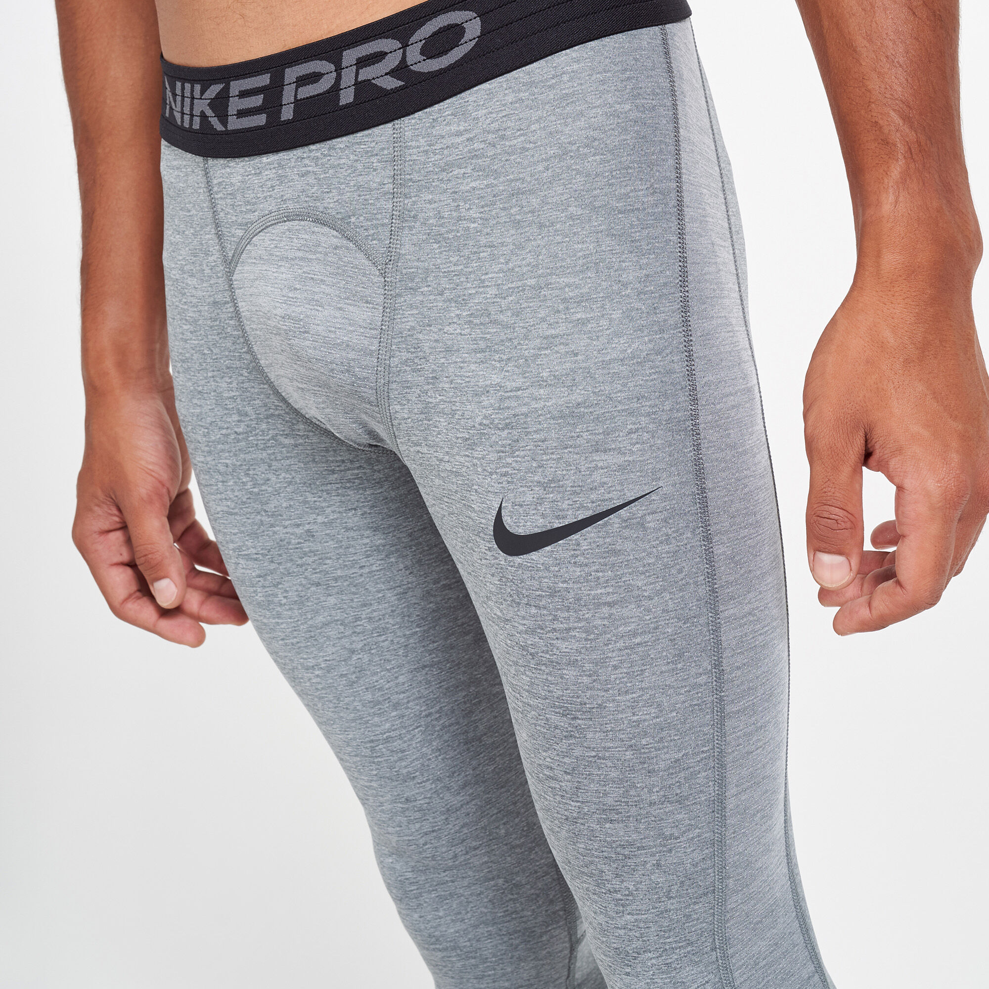 Grey nike store pro tights