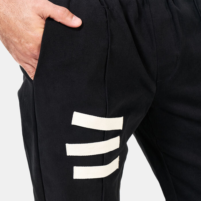Tee Library Men's Straight Leg Stretch Woven Joggers Black Tee Library Men's Straight Leg Stretch Woven Joggers Black image number 3