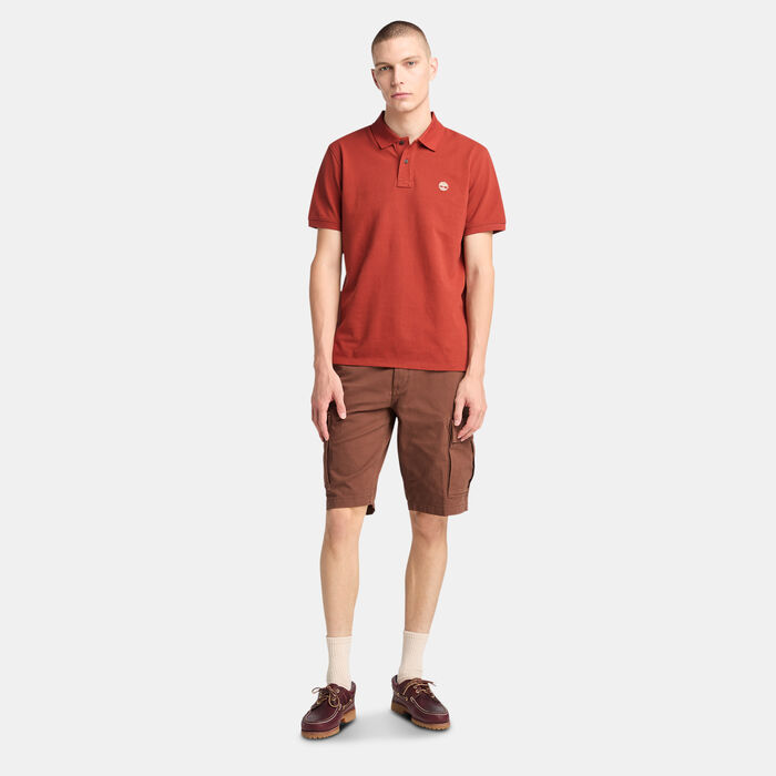 Timberland Men's MILLERS RIVER Polo Shirt Orange Timberland Men's MILLERS RIVER Polo Shirt Orange image number 2