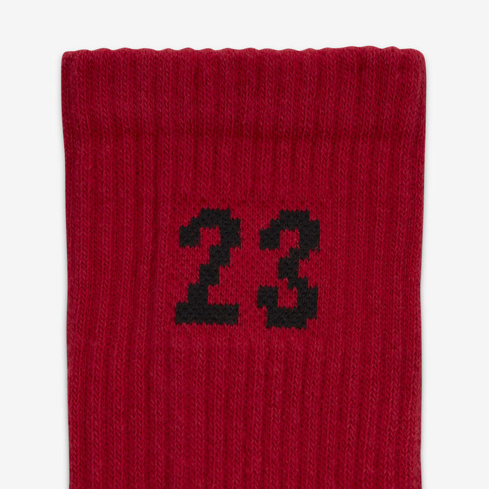 Jordan Essentials Crew Socks (3 Pairs) Multi-Color Jordan Essentials Crew Socks (3 Pairs) Multi-Color image number 3