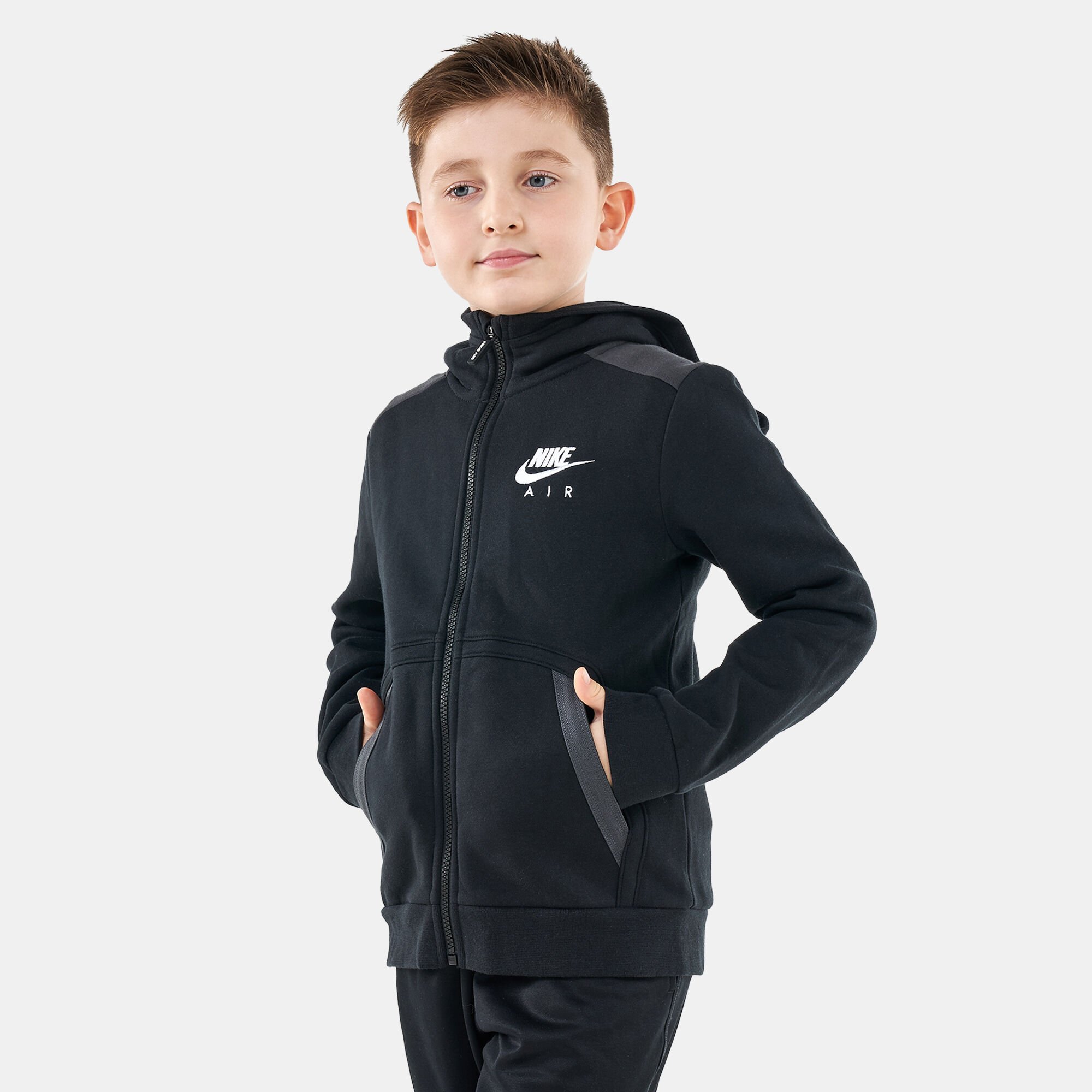 Nike air full zip hoodie junior on sale