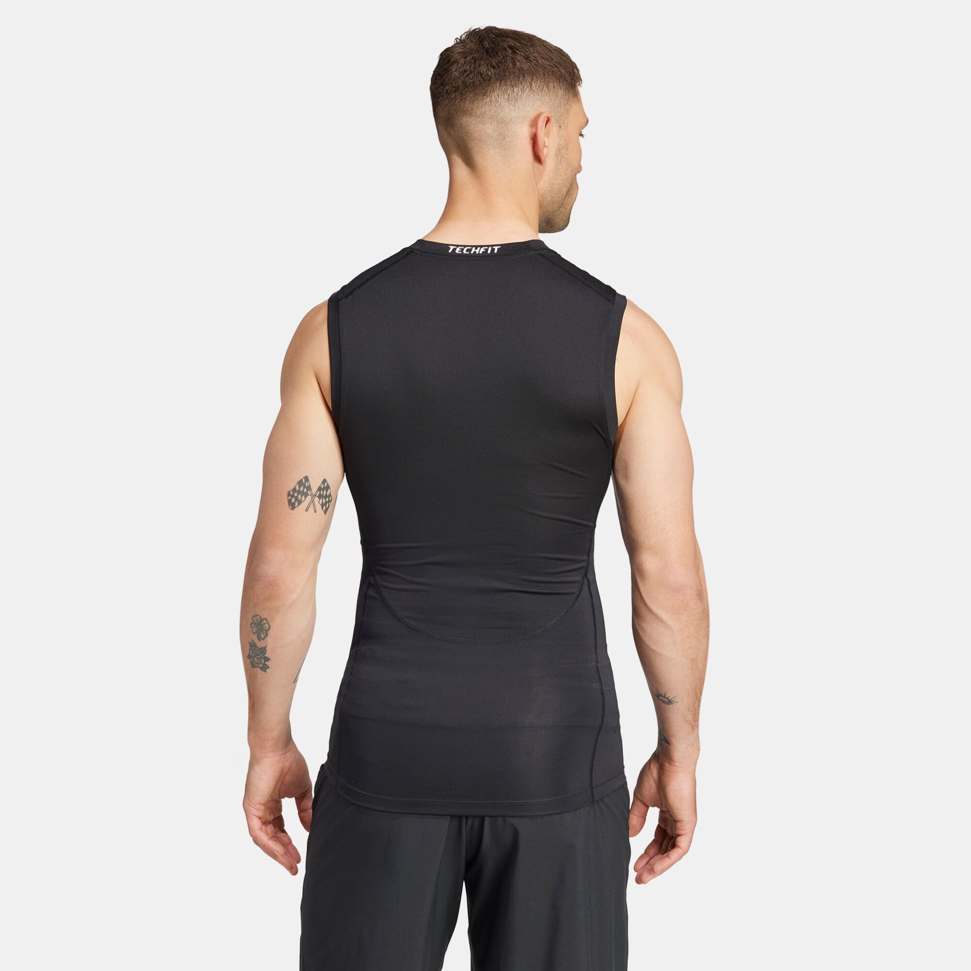 Men s TECHFIT Compression Training Tank Top Black adidas in KSA SSS