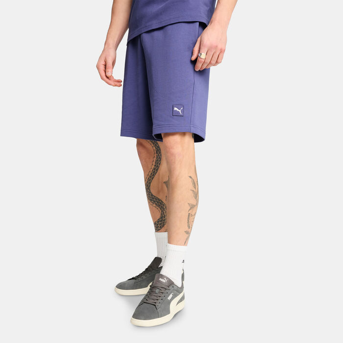 PUMA Men's Essentials Elevated Shorts Purple PUMA Men's Essentials Elevated Shorts Purple image number 0