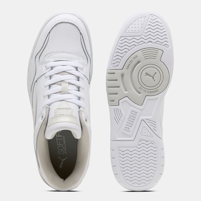 PUMA Men's Rebound Retro Shoes White PUMA Men's Rebound Retro Shoes White image number 3