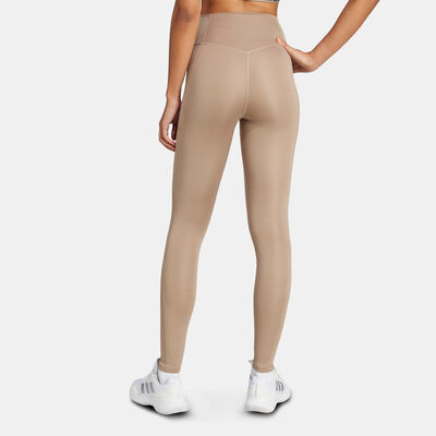 adidas Women's Optime Essentials Training Leggings Brown