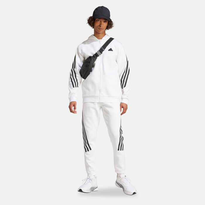 adidas Men's Future Icons 3-Stripes Joggers White image number 2