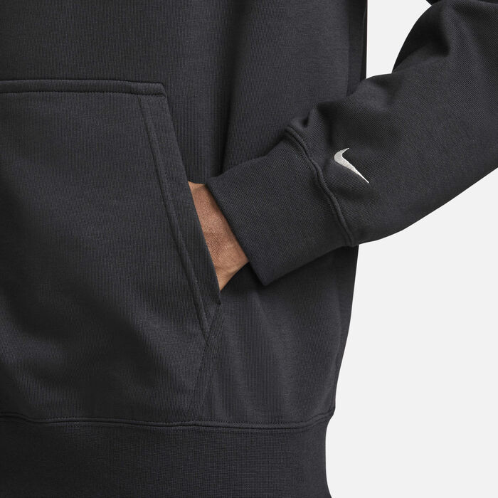 Nike Men's Track Club Dri-FIT Fleece Running Sweatshirt Black Nike Men's Track Club Dri-FIT Fleece Running Sweatshirt Black image number 4