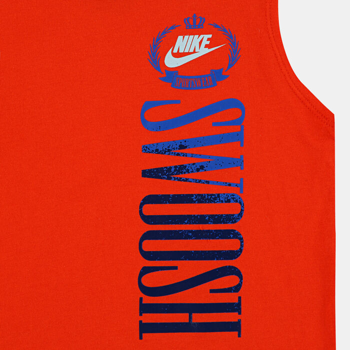 Nike Kids' Sportswear AYG Tank Top and Shorts Set Blue image number 2