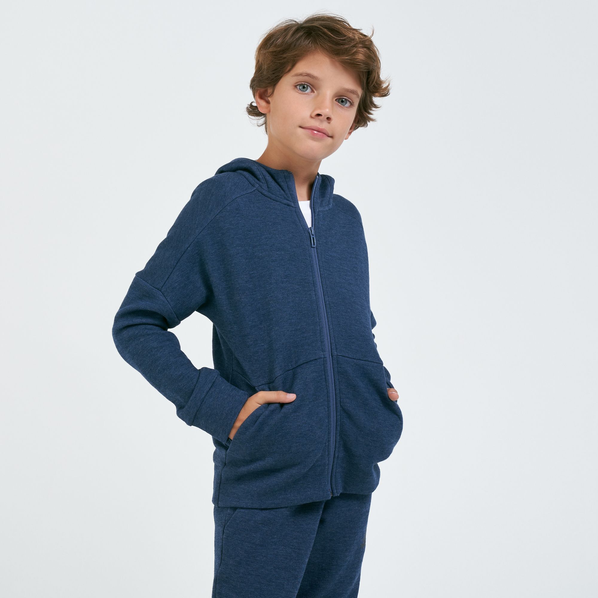 Boys adidas zip up hoodie hot sale