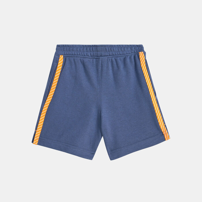 Nike Kids' Sportswear 'Leave No Trace' French Terry Taping Shorts (Baby and Toddler) Blue Nike Kids' Sportswear 'Leave No Trace' French Terry Taping Shorts (Baby and Toddler) Blue image number 1