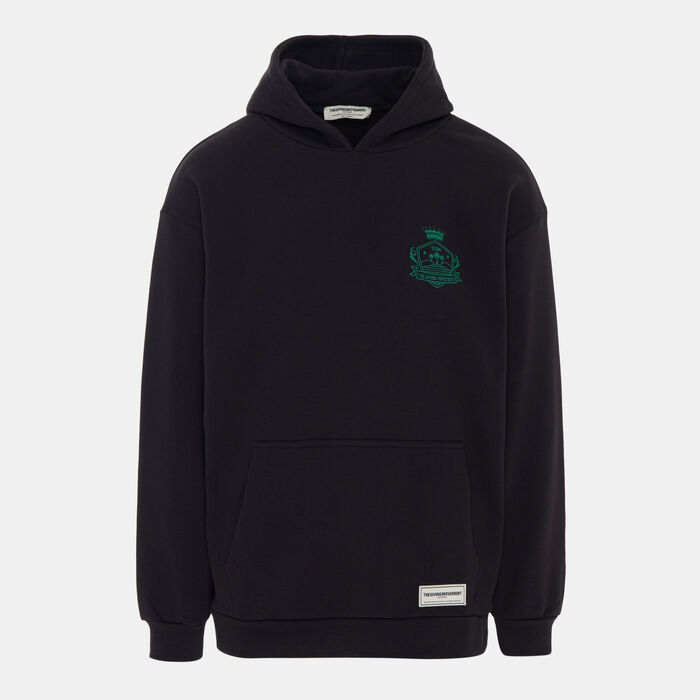 The Giving Movement Men's Saudi Printed Hoodie Black The Giving Movement Men's Saudi Printed Hoodie Black image number 0