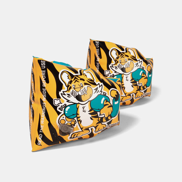 Speedo Kids' Character Printed Swimming Armbands Orange image number 1