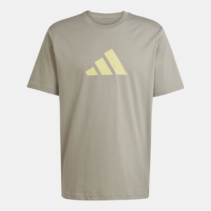 adidas Men's Future Icons 3 Bar Logo T-Shirt Brown adidas Men's Future Icons 3 Bar Logo T-Shirt Brown image number 0