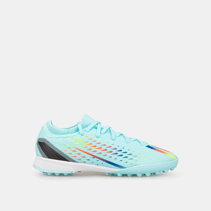 adidas Kids' X Speedportal.3 Turf Ground Football Shoe Blue adidas Kids' X Speedportal.3 Turf Ground Football Shoe Blue image number 0