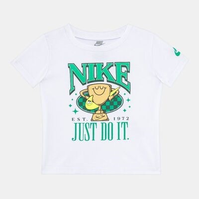 Nike Kids' Sportswear AYG Jersey and Shorts Set Grey Nike Kids' Sportswear AYG Jersey and Shorts Set Grey