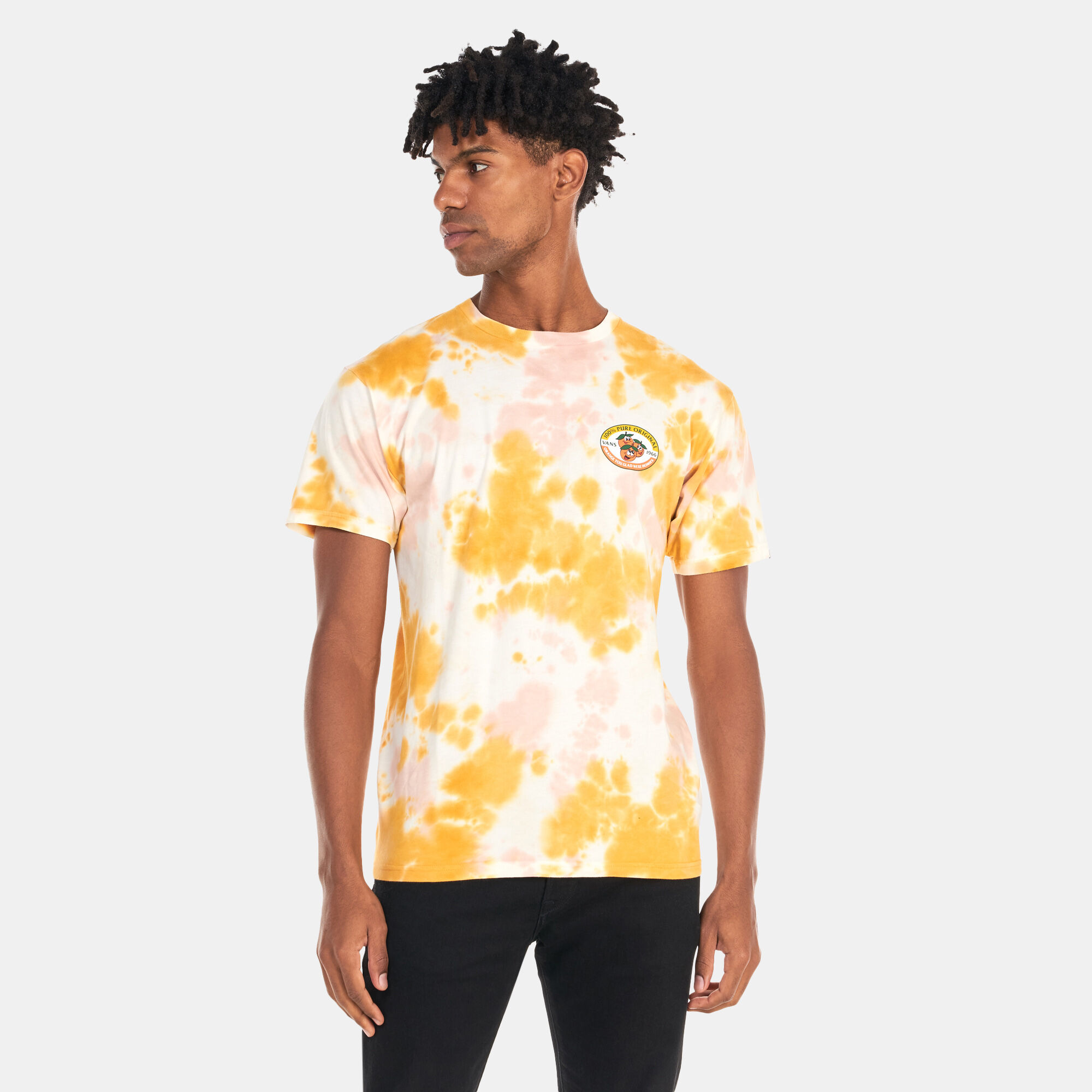 Vans tie dye shirt mens top