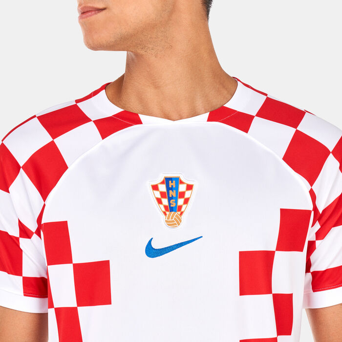 Nike Men's Dri-FIT Croatia Pro Fan Stadium Home Jersey - 2022/23 White Nike Men's Dri-FIT Croatia Pro Fan Stadium Home Jersey - 2022/23 White image number 3