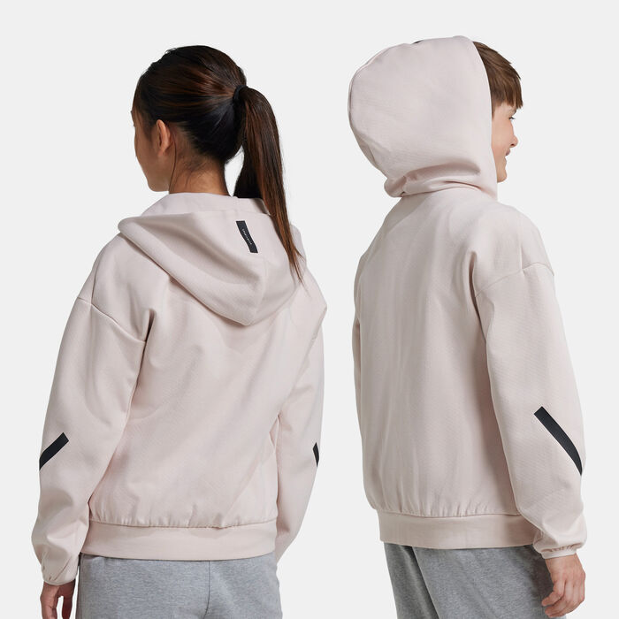 adidas Kids' Z.N.E. Hoodie Pink adidas Kids' Z.N.E. Hoodie Pink image number 1