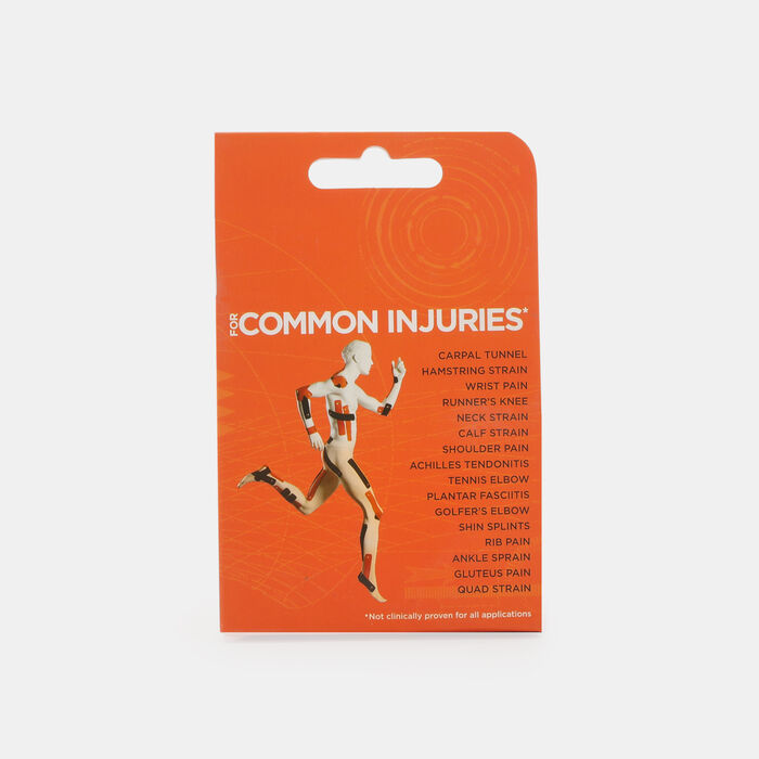 KT Tape Pro Pre-Cut Sports Tape Strips (20 Strips) Orange image number 3