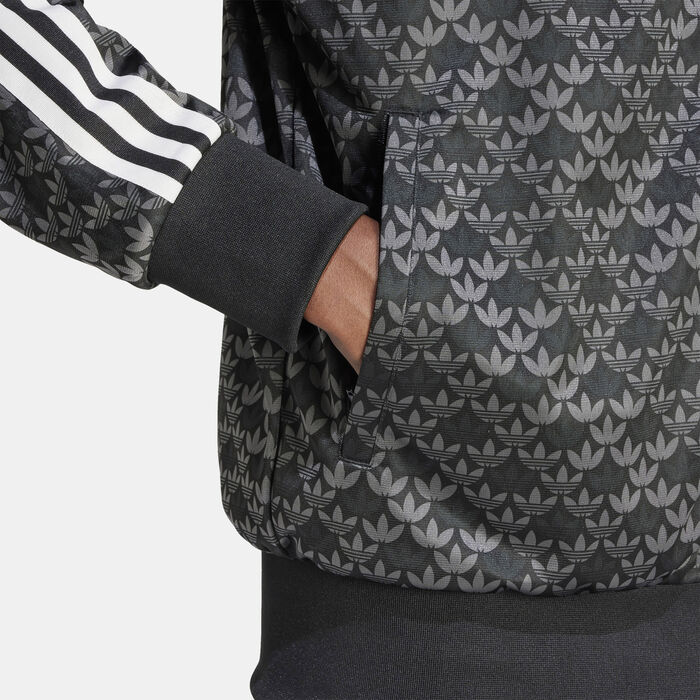 adidas Originals Men's Firebird Classic Mono Track Top Black adidas Originals Men's Firebird Classic Mono Track Top Black image number 4