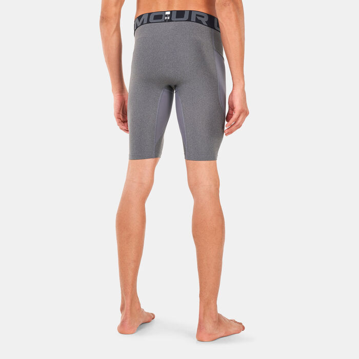 Under Armour Men's UA HeatGear® Armour Long Shorts Grey image number 1