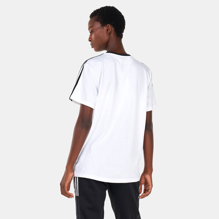 adidas Women's Essentials 3-Stripes T-Shirt White image number 1
