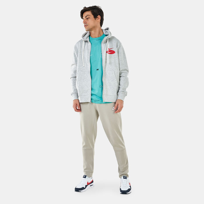 Nike Men's Sportswear Swoosh League Fleece Hoodie White Nike Men's Sportswear Swoosh League Fleece Hoodie White image number 2