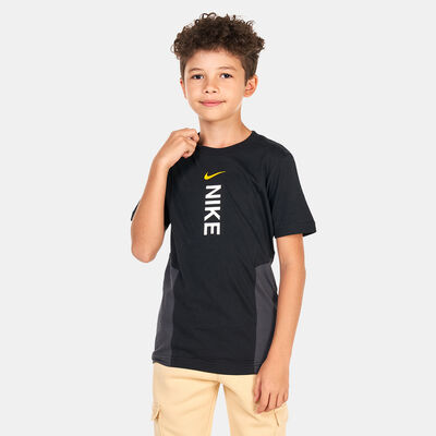 Nike Kids' Sportswear Hybrid T-Shirt Black