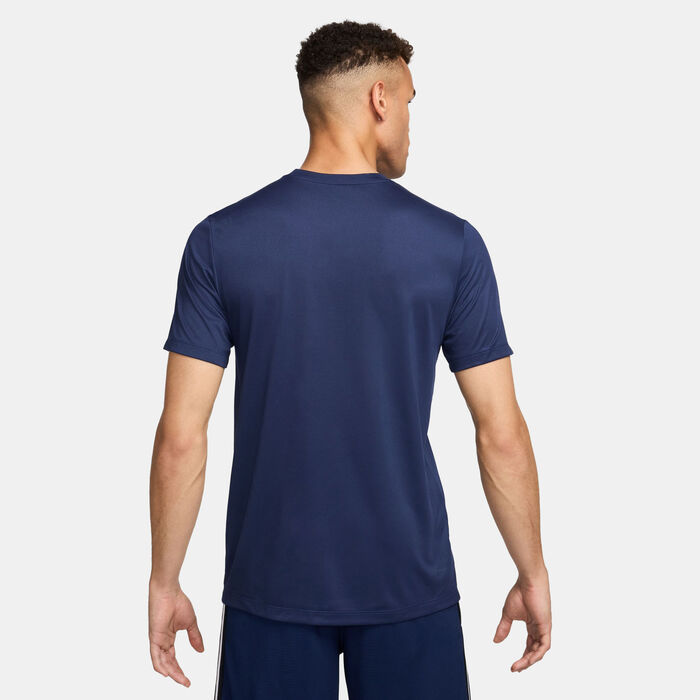 Nike Men's Dri-FIT Basketball T-Shirt Blue Nike Men's Dri-FIT Basketball T-Shirt Blue image number 1
