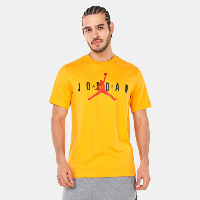 Jordan Men's Air Wordmark T-Shirt yellow Jordan Men's Air Wordmark T-Shirt yellow image number 0