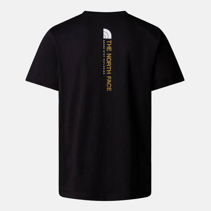 The North Face Men's Vertical T-Shirt Black The North Face Men's Vertical T-Shirt Black image number 1