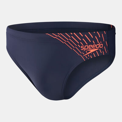 Speedo Men's Medley Logo Swimming Briefs (7cm) Blue