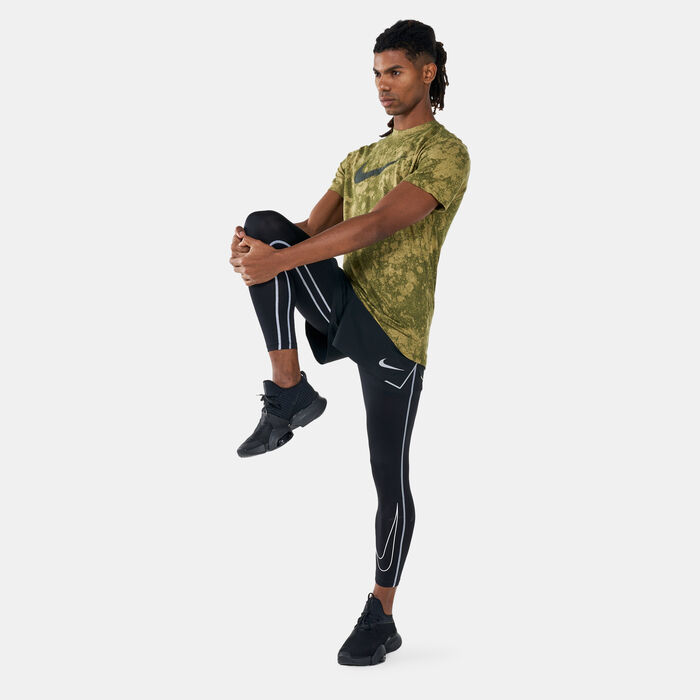 Nike Men's Dri-FIT Training T-Shirt Green Nike Men's Dri-FIT Training T-Shirt Green image number 2