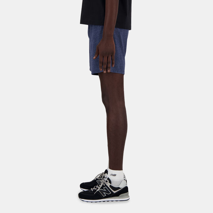 New Balance Men's Sport Essentials Heathertech Running Shorts Blue image number 2