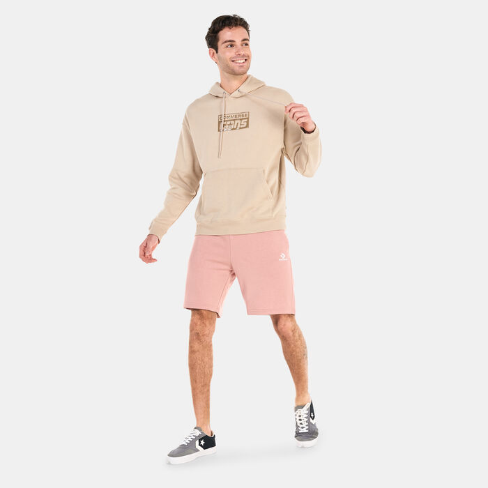 Converse Men's CONS Fleece Pullover Hoodie Beige Converse Men's CONS Fleece Pullover Hoodie Beige image number 2