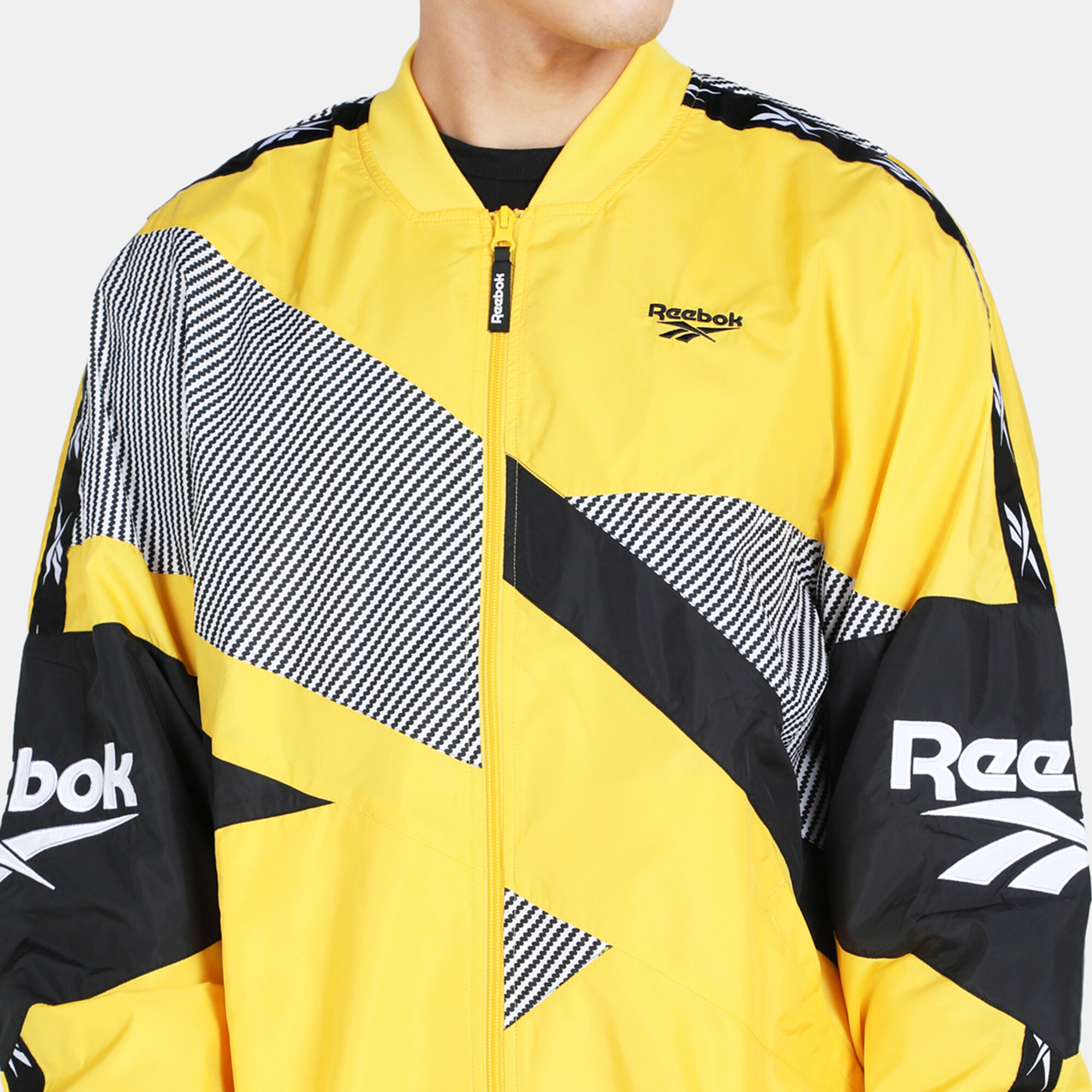 Reebok yellow 2025 jacket