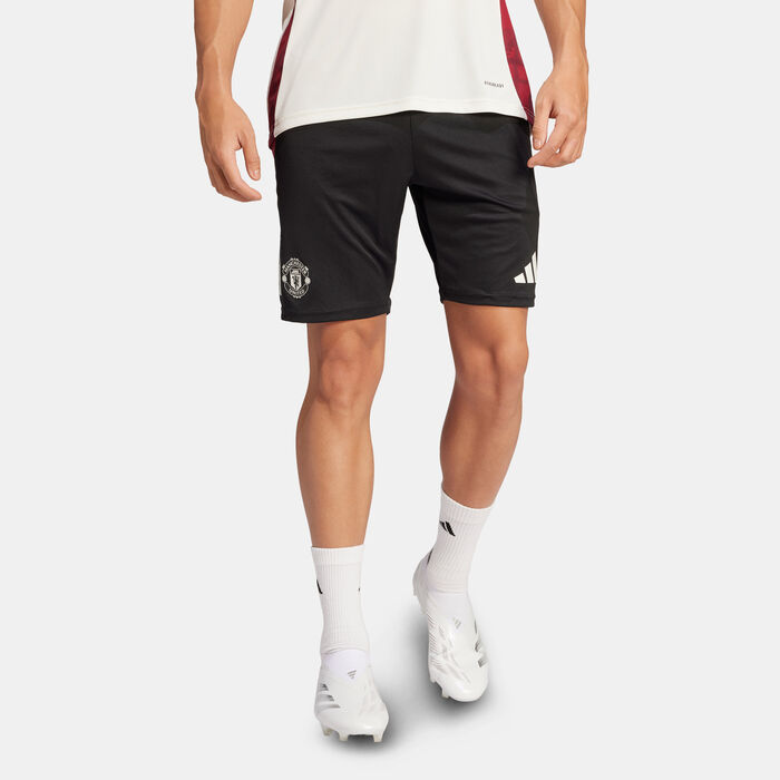 adidas Men's Manchester United Tiro 24 Football Training Shorts Black image number 0