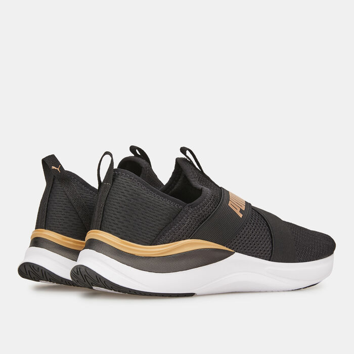 PUMA Women's SOFTRIDE Harmony Running Slip-On Shoes Black image number 2