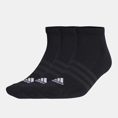 adidas Men's Cushioned Low-Cut Socks (3 Pack) Multi-Color