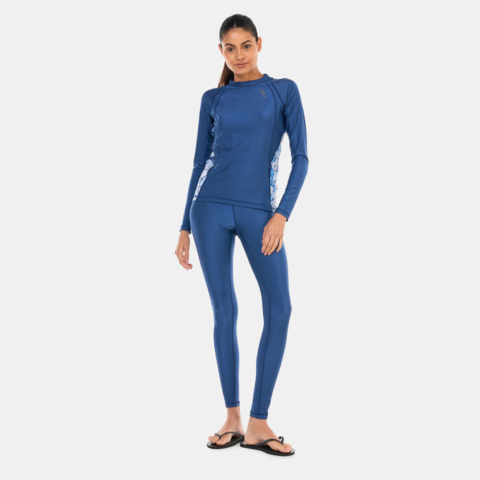 COEGA Women's Long Sleeve Rashguard Blue image number 2