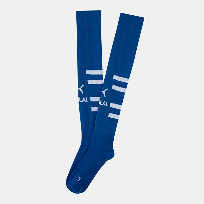 PUMA Men's Al Hilal Graphic Football Over-The-Calf Socks Blue image number 0