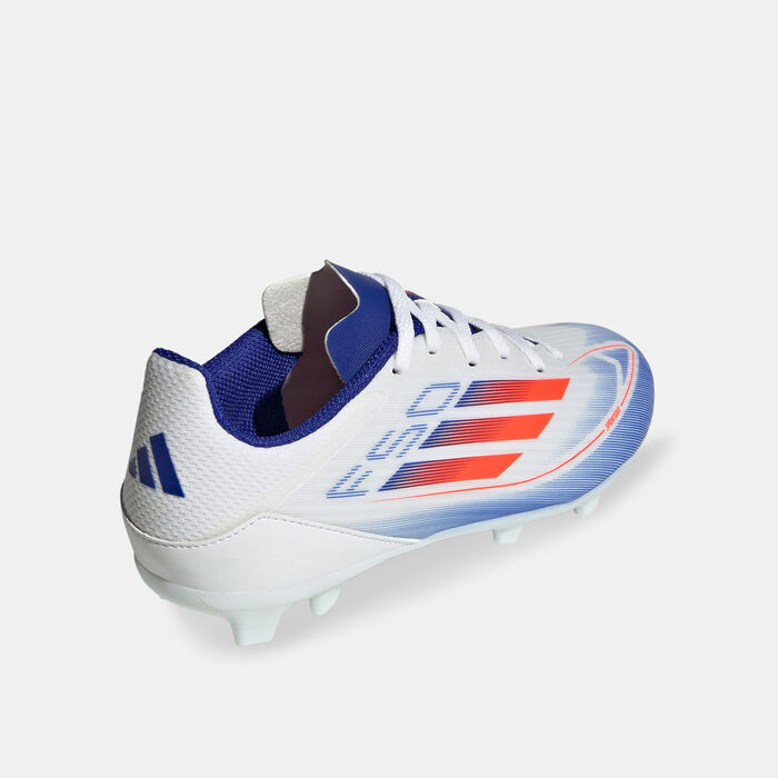 adidas Kids' F50 League Multi-Ground Football Shoes White image number 2