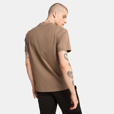 PUMA Men's Essentials No. 1 Logo T-Shirt Beige