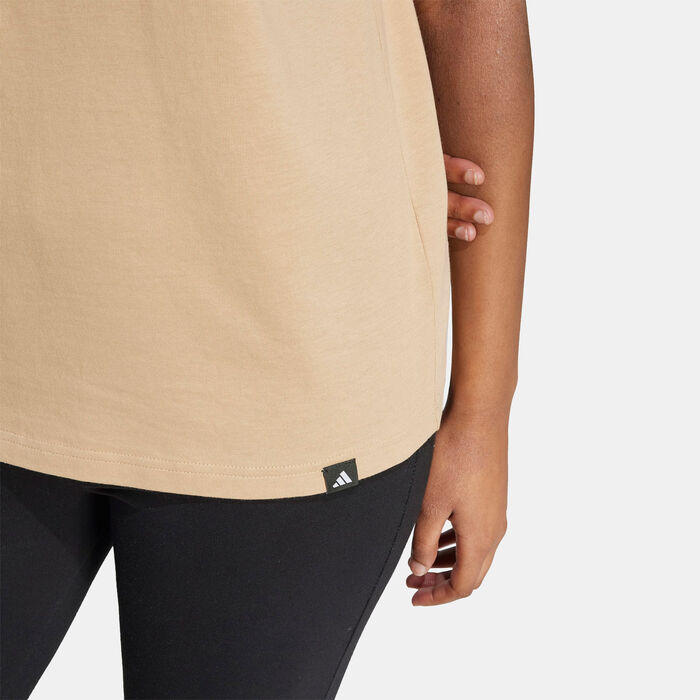 adidas Women's Slide Graphic T-Shirt Brown adidas Women's Slide Graphic T-Shirt Brown image number 4