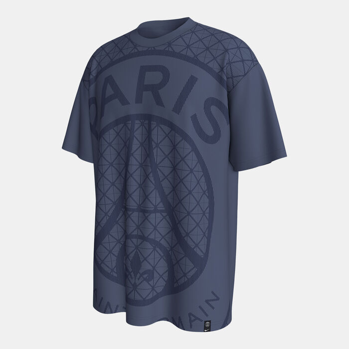 Nike Men's Paris Saint-Germain Graphic T-Shirt Blue Nike Men's Paris Saint-Germain Graphic T-Shirt Blue image number 0