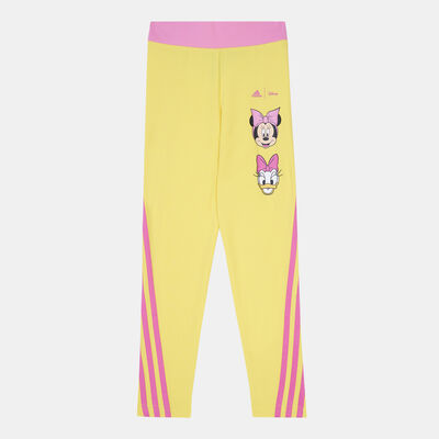 adidas Kids' Disney Minnie and Daisy Leggings yellow