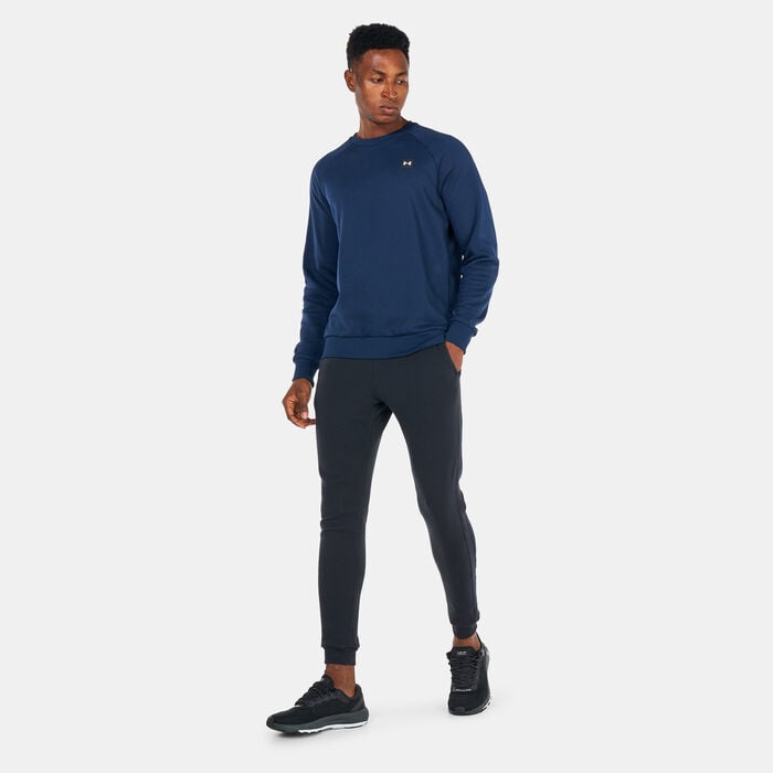 Under Armour Men's Rival Fleece Sweatshirt Blue Under Armour Men's Rival Fleece Sweatshirt Blue image number 2