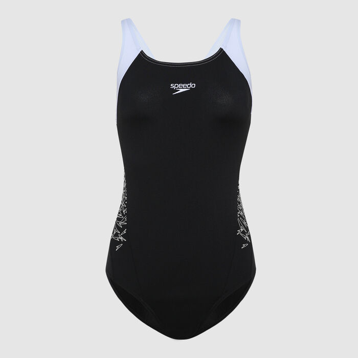 Speedo Women's Boom Splice Muscleback Swimsuit Speedo Women's Boom Splice Muscleback Swimsuit image number 0