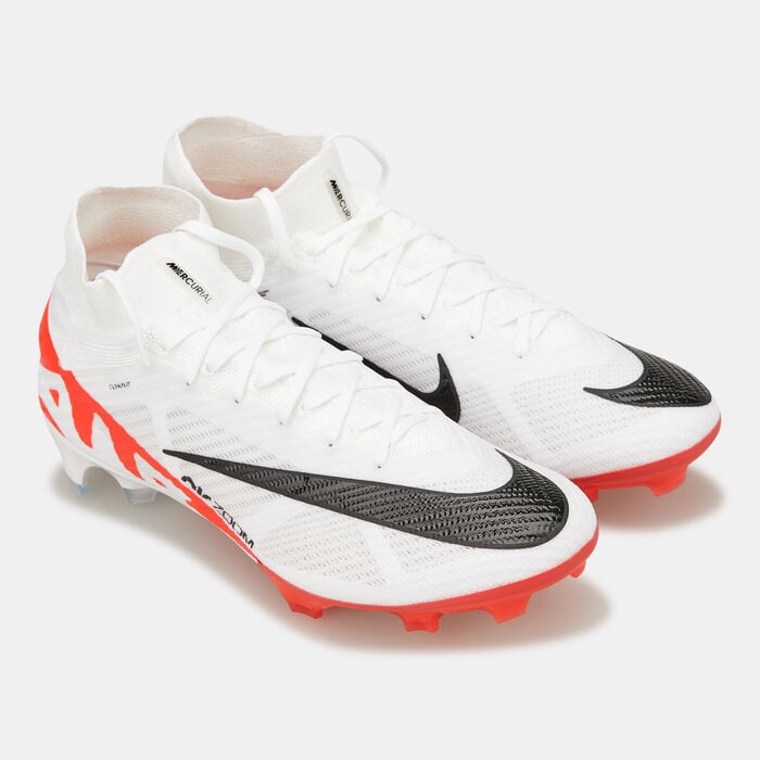 Nike Men's Zoom Mercurial Superfly 9 Elite Firm-Ground Football Shoe White Nike Men's Zoom Mercurial Superfly 9 Elite Firm-Ground Football Shoe White image number 2