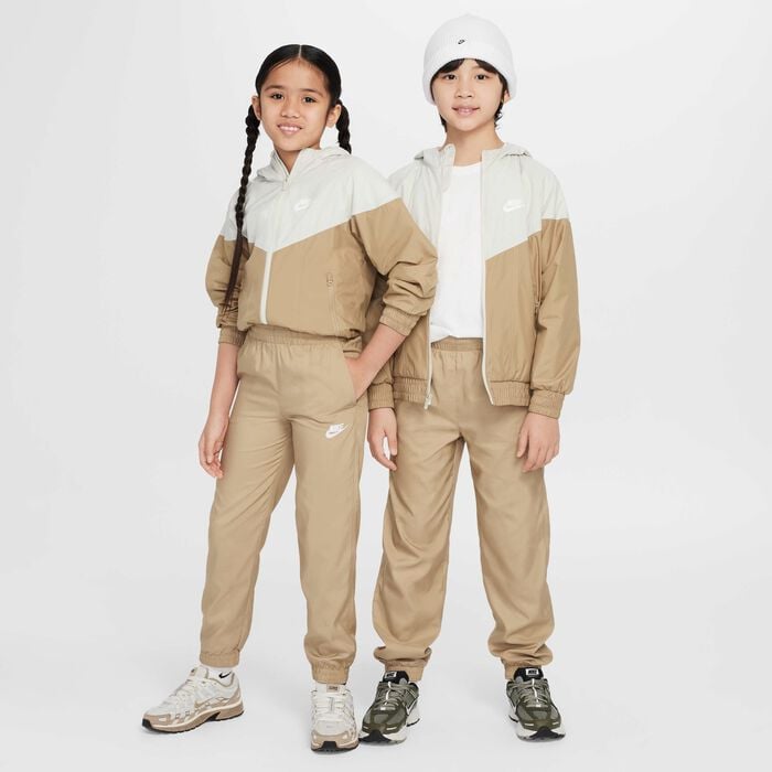 Nike Kids' Sportswear Club Woven Joggers Beige Nike Kids' Sportswear Club Woven Joggers Beige image number 5
